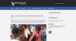 Desktop Screenshot of jesusforlifeoutreach.org